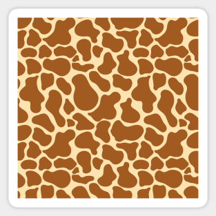 Giraffe Print Pattern Sticker